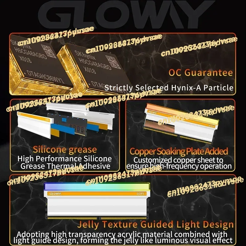 NEW GLOWAY DDR5 32G Ram(16Gx2) - огляд і ціна Ddr5 Rgb Ram