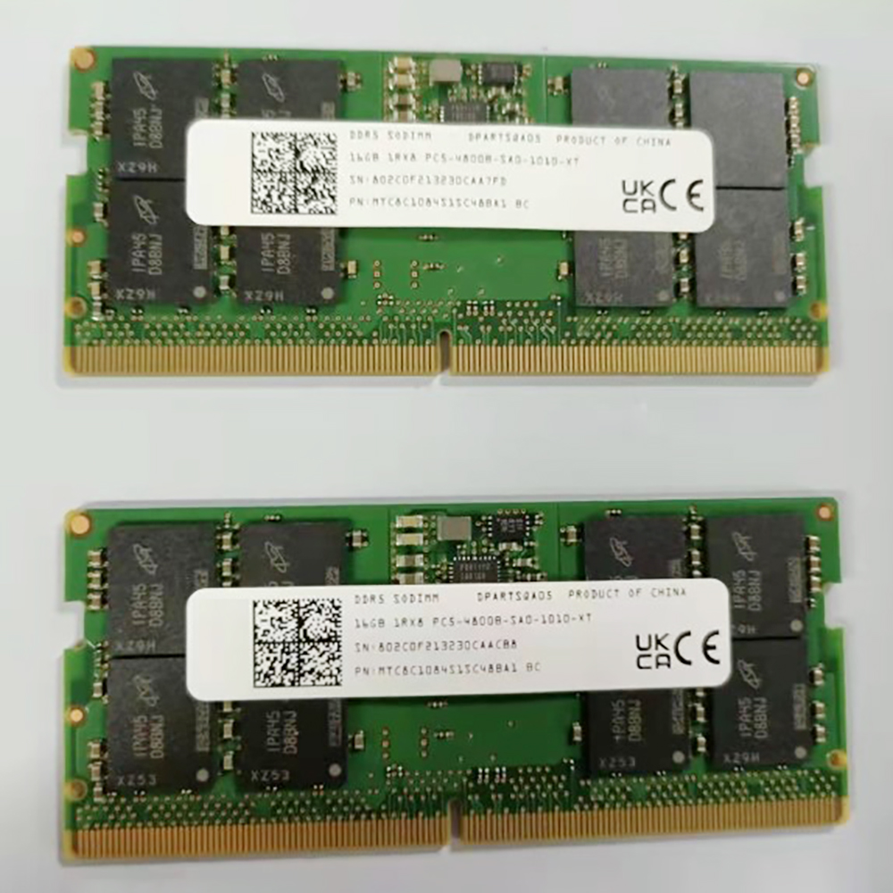 1PCS RAM 16GB 16G 1RX8 PC5-480 - огляд і ціна Ddr5 Laptop Ram