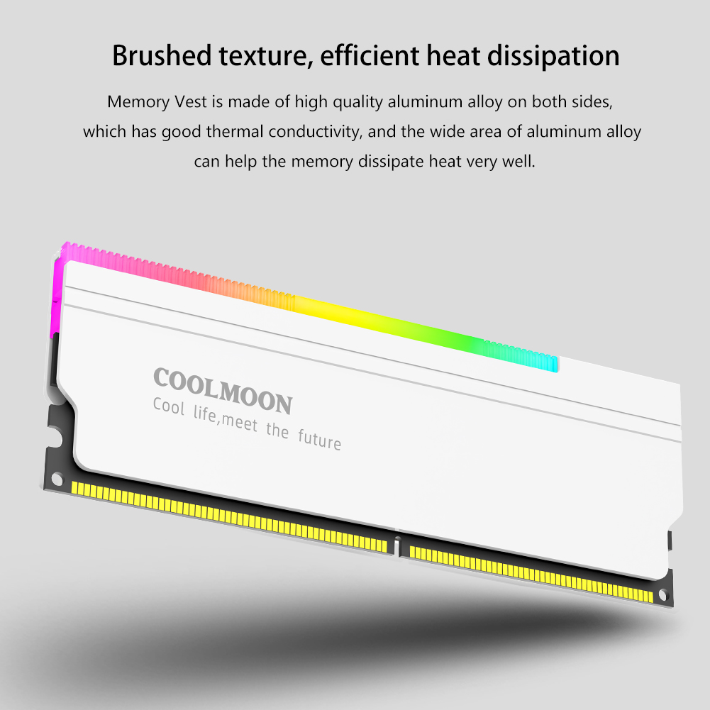 COOLMOON 5V-3PIN ARGB RAM Heat - огляд і ціна Ddr5 Memory